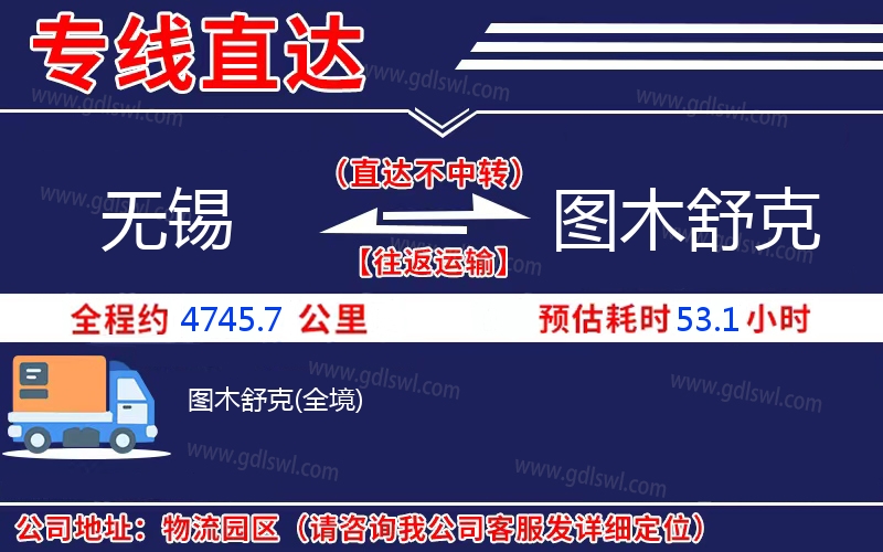 無(wú)錫到圖木舒克物流公司
